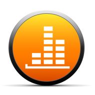Bar Graph icon on a round button - SimpleSeries N42