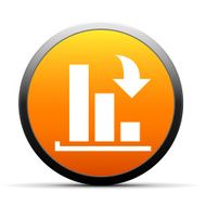Bar Graph icon on a round button - SimpleSeries N43