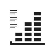 Bar Graph icon on a white background - SingleSeries N2