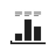 Bar Graph icon on a white background - SingleSeries N3