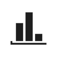Bar Graph icon on a white background - SingleSeries N4
