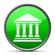Bank icon on a round button - SlenderSeries