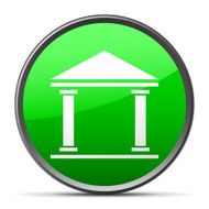 Bank icon on a round button - SlenderSeries N3