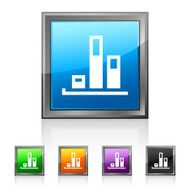 Bar Graph icon on square buttons - SquaredSeries N6