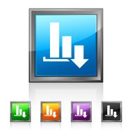 Bar Graph icon on square buttons - SquaredSeries N8