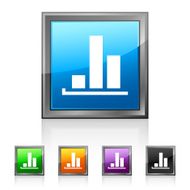 Bar Graph icon on square buttons - SquaredSeries N32