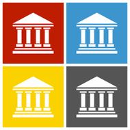 Bank icon on square buttons - SquareSeries