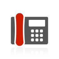 Office Telephone icon on a white background - ColorSeries