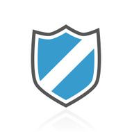 Shield icon on a white background - ColorSeries N2