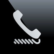 Telephone icon on a black background - CoreSeries