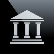 Bank icon on a black background - CoreSeries N5