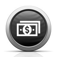 Money icon on a round button - ElectSeries