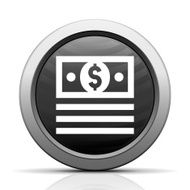Money icon on a round button - ElectSeries N2