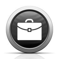 Briefcase icon on a round button - ElectSeries