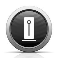 Hard Drive icon on a round button - ElectSeries