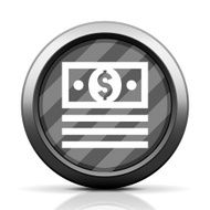 Money icon on a round button - EliteSeries N2