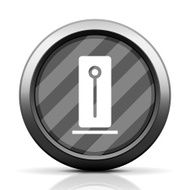 Hard Drive icon on a round button - EliteSeries