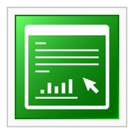 Application icon on a square button - FlatSeries N2