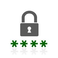 Security icon on a white background - FreshSeries