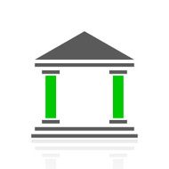 Bank icon on a white background - FreshSeries N4