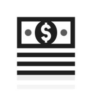 Money icon on a white background - PrimeSeries