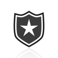 Shield icon on a white background - PrimeSeries