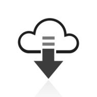 Cloud Computing icon on a white background - PrimeSeries N2