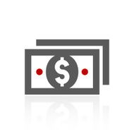 Money icon on a white background - ProSeries