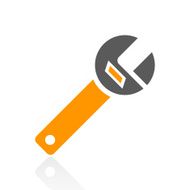 Wrench icon on a white background - ProSeries