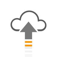 Cloud Computing icon on a white background - ProSeries