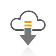 Cloud Computing icon on a white background - ProSeries N2