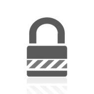 Padlock icon on a white background - ProSeries