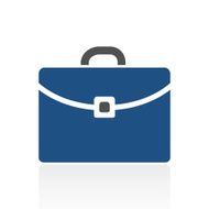 Briefcase icon on a white background - RoyalSeries