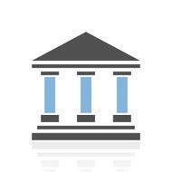 Bank icon on a white background - RoyalSeries N4