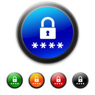 Security icon on round buttons - ShinedSeries