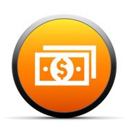 Money icon on a round button - SimpleSeries