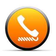 Telephone icon on a round button - SimpleSeries