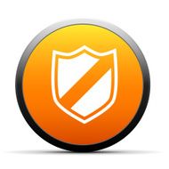 Shield icon on a round button - SimpleSeries N2