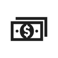 Money icon on a white background - SingleSeries
