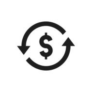 Exchange Rate icon on a white background - SingleSeries