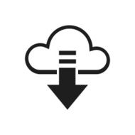 Cloud Computing icon on a white background - SingleSeries N2