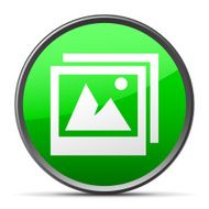 Photographs icon on a round button - SlenderSeries