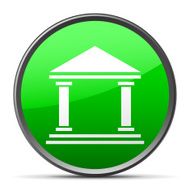 Bank icon on a round button - SlenderSeries N4