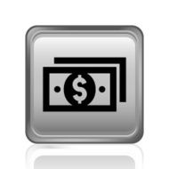 Money icon on a square button - SteelSeries