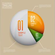 Modern infographics vector design template