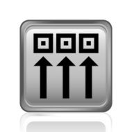 Logistics icon on a square button - SteelSeries