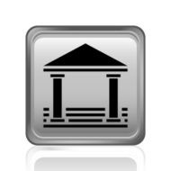 Bank icon on a square button - SteelSeries N9