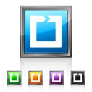 Chevron Chart icon on square buttons - SquaredSeries N2