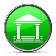 Bank icon on a round button - SlenderSeries N9