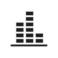 Bar Graph icon on a white background - SingleSeries N52